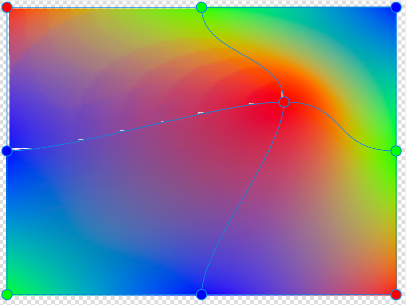 Banding caused by a large displacement-map scale